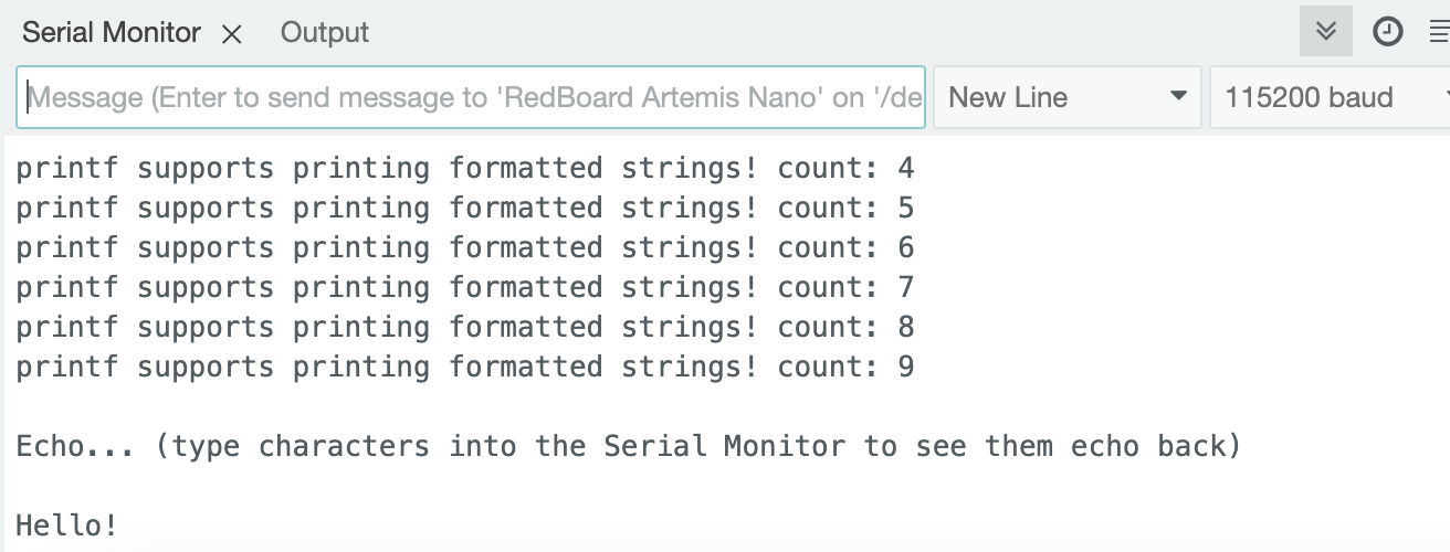 Serial Example