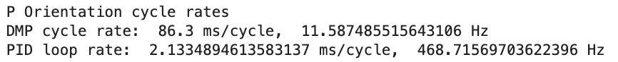 P-controller sampling rates